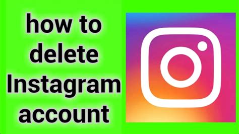How To Delete Your Instagram Account Delete Permanently Youtube