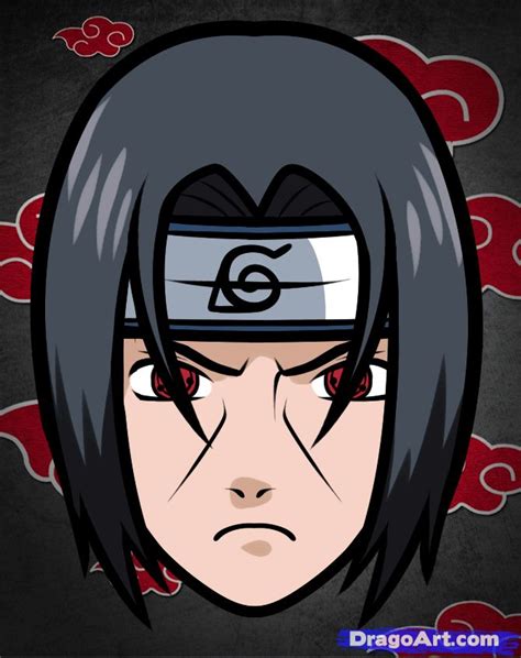 How To Draw Itachi Easy Naruto Drawings Easy Drawings Naruto Drawings