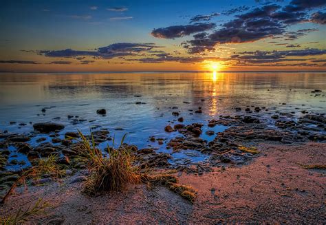 Sunrise Over Lake Michigan Photograph By Scott Norris