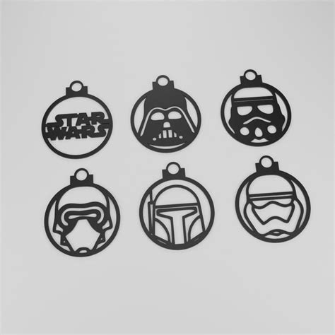 Star Wars Christmas Ornaments Baubles Decorations Etsy