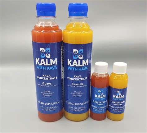 Kava Concentrate Kava Extract Relaxation Drinks Kalm With Kava