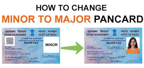 How To Convert Minor Pan Card To Major Pan Card Online
