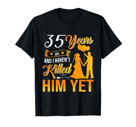 35th Wedding Anniversary T Shirt For Wife Kinihax