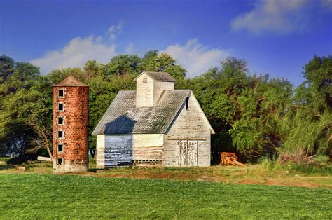 Brick Silo Old Barn Photograph By Nikolyn Mcdonald Fine Art America