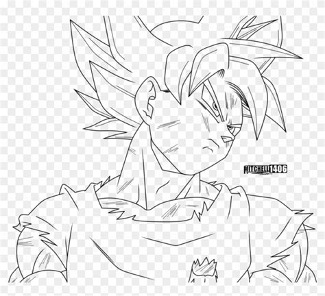 Ultra Instinct Goku Coloring Pages Instinct Mastered Dragonballz