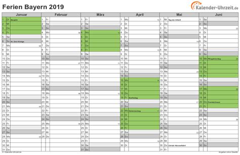 Laden sie unseren kalender 2021/2022 mit den feiertagen für bayern in den formaten pdf oder png. Ferien Bayern 2019 - Ferienkalender zum Ausdrucken