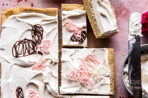 Browned Butter Sugar Cookie Bars With White Chocolate Frosting Half