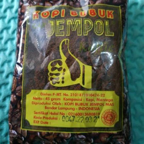 Jual Kopi Lampung Cap Jempol 100 Asli 45 Gram Shopee Indonesia