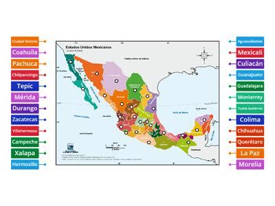 The Best Mapa De La Rep Blica Mexicana Con Nombres Y Capitales Para
