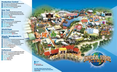 Universal Orlando Resort Map Themeparkhipster Universal Orlando