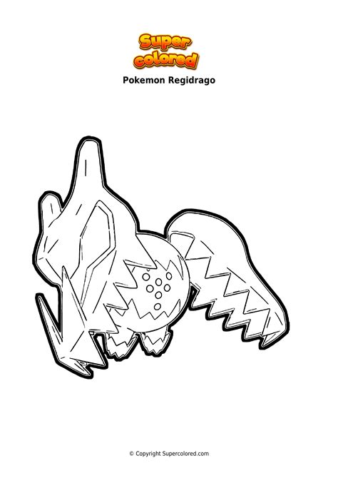 Regieleki Pokemon Coloring Page Coloring Pages