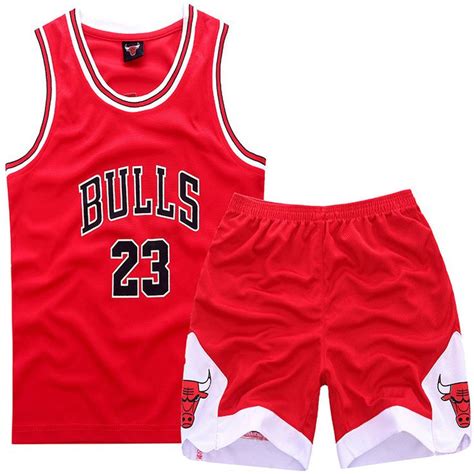 Nba Chicago Bulls 23 Michael Jordan Kids Sets Jersey With Shorts
