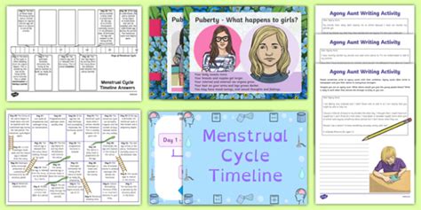 menstruation teaching pack sex education teacher made