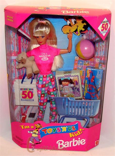 1997 Vintage Im A Toys R Us Kid 50th Anniversary Barbie Doll New 18895