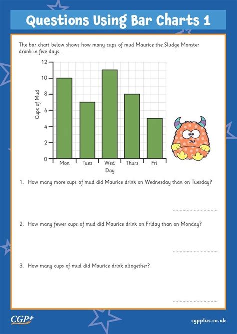 Questions Using Bar Charts Year 3 Cgp Plus