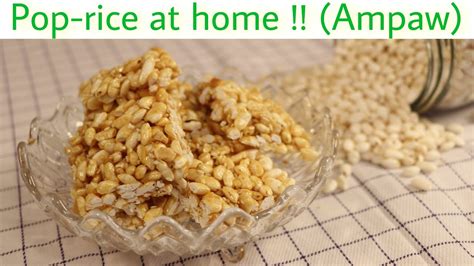 How To Make Pop Rice Puffed Rice Easy Snacks Jovies Kitchen Ampaw