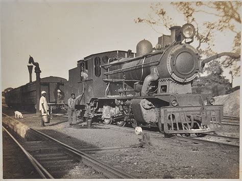 British India Era Steam Locomotive Old Photo 1935 Past India