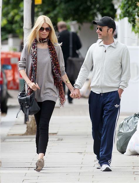 supermodel claudia schiffer is joined by husband matthew vaughn as they do the school run in