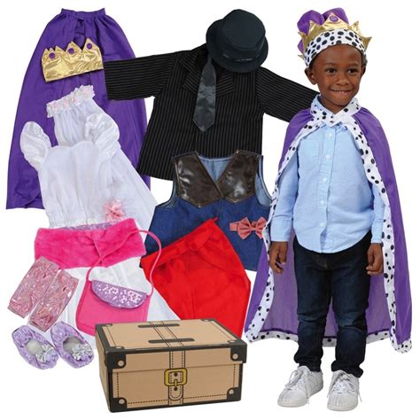 Kaplan Early Learning Pretend Play Dress Up Trunk 20 Pieces In 2021