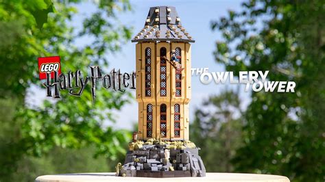 Lego Hogwarts Owlery Tower From Harry Potter Custom Lego Hogwarts