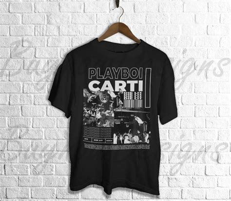 Vintage Playboi Carti Shirt Playboi Carti Die Lit Poster Graphic T Shirt