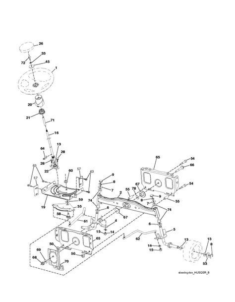 Husqvarna Lt151 96041001705 Ride On Mower Engine Spare Parts Diagram