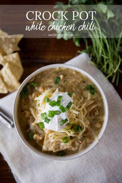 Crock Pot White Chicken Chili Real Food Ingredients