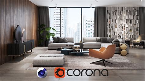 Apartment Scene For Cinema 4d And Corona Renderer 3d Model Cgtrader
