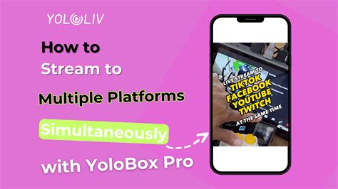 How To Stream To Multiple Platforms Simultaneously With YoloBox Pro