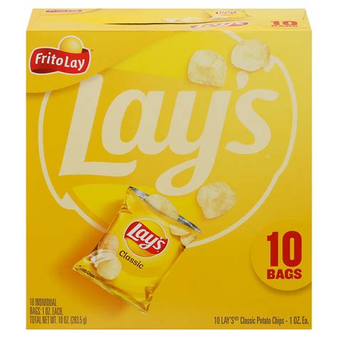 Lays Classic Potato Chips Multipack Shop Chips At H E B