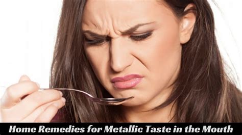 Home Remedies for Metallic Taste in the Mouth