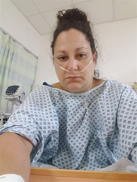 Claire In Hospital For Mastectomy Real Fix