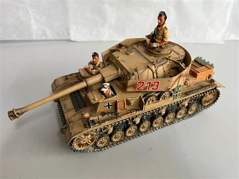 King And Country Ww2 Afrika Korps Panzer Iv Avec équipage Réf Ak023