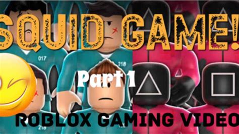 Playing Squid Game In Roblox First Ever Gaming Video Part 1 Youtube