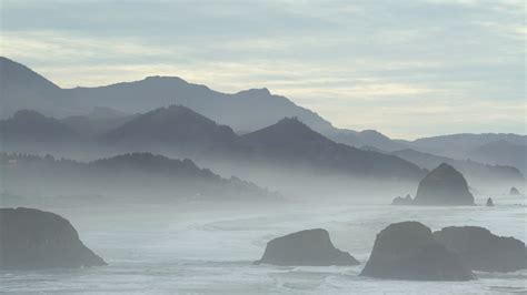 Free Photo Misty Beach Beach Fog Mist Free Download Jooinn