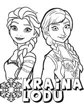 De data aceasta anna, elsa, kristoff, olaf si sven pleaca din arendalle catre o padure straveche. Frozen Kraina Lodu kolorowanki do druku dla dzieci ...