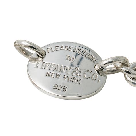 Please Return To Tiffany And Co New York 925 Sterling Silver Chain