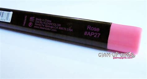Kleancolor Retractable Waterproof Lip And Eyeliner In Rose Review And