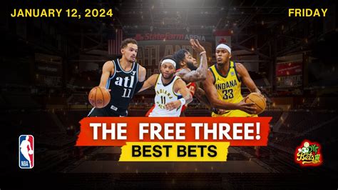 3 Winning Days In A Row Nba And Cbb Best Bets Wednesday January 12th