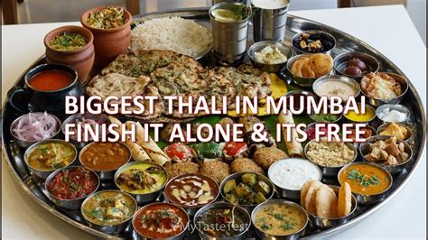 Biggest Thali In India Finish It Alone And Its Free Youtube