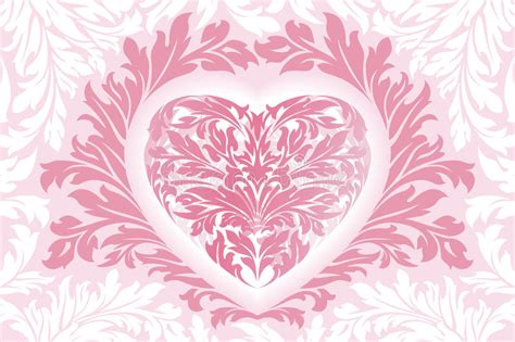Floral Abstract Heart Stock Illustrations 74313 Floral Abstract