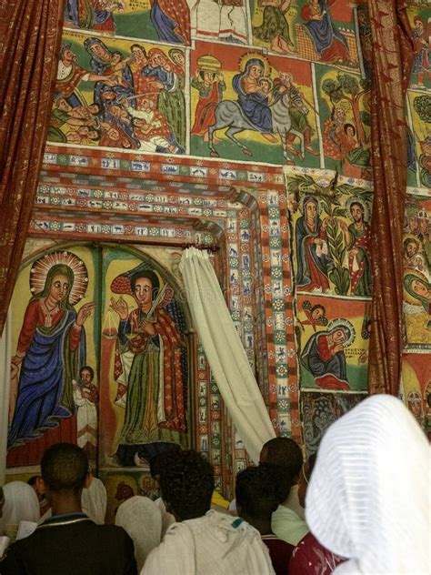 Walls Ethiopian Orthodox Church Axum Ethiopia Stock Image Image Of