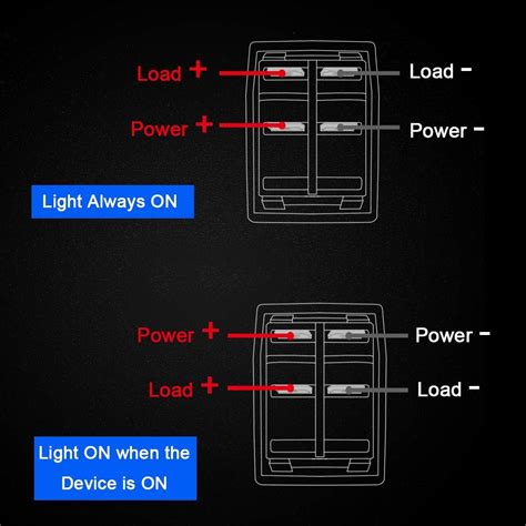 4 Prong Rocker Switch Wiring Diagram 4 Prong Rocker Switch Wiring