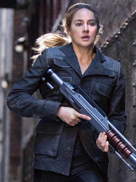 Divergent 2014 Tris Shailene Woodley Jacket Stars Jackets