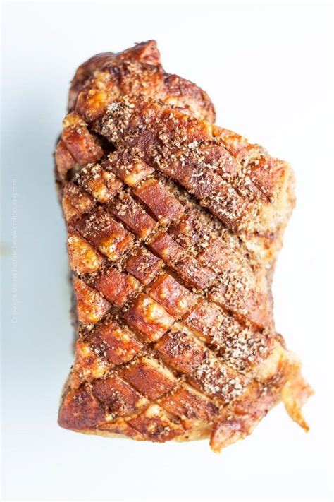 Krustenbraten Resting Before Sliced Boneless Pork Shoulder Roast