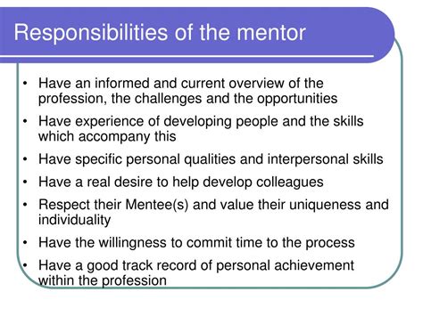 Ppt The Mentoring Relationship Powerpoint Presentation Free Download