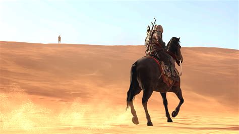 Assassins Creed Origins Sand Horse 4k Wallpaperhd Games Wallpapers4k