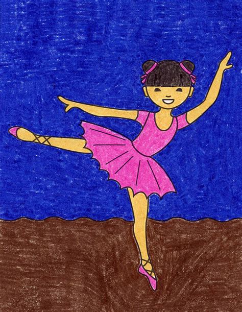 Easy Ballerina Drawing Step By Step Bmp Reginald