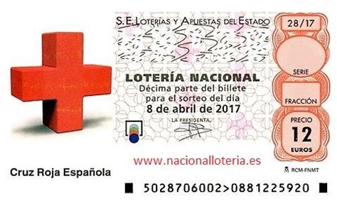 Lotería cruz roja sorteo 2894. El primer y segundo premio del Sorteo Especial 'Cruz Roja ...