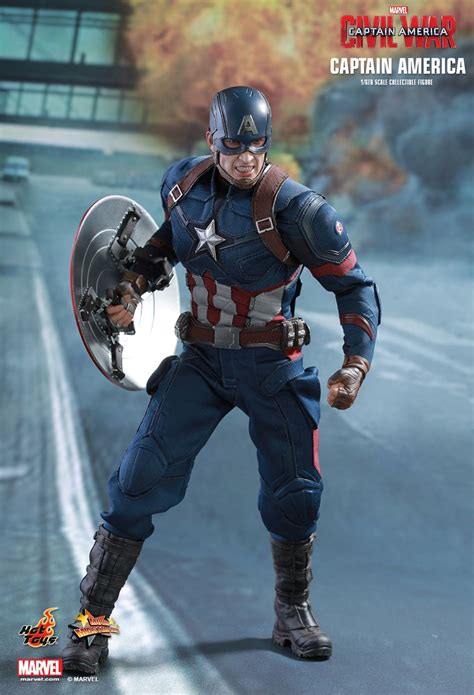 hot toys captain america civil war captain america 1 6th scale collectible figure captain